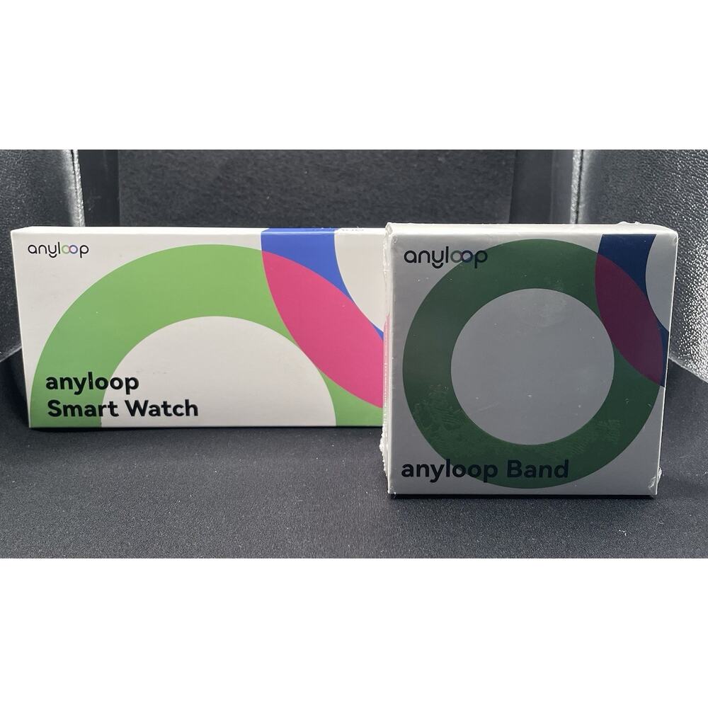 anyloop Smart Watch Model V3SA 2.02” Display and Extra Band. New in Boxes.